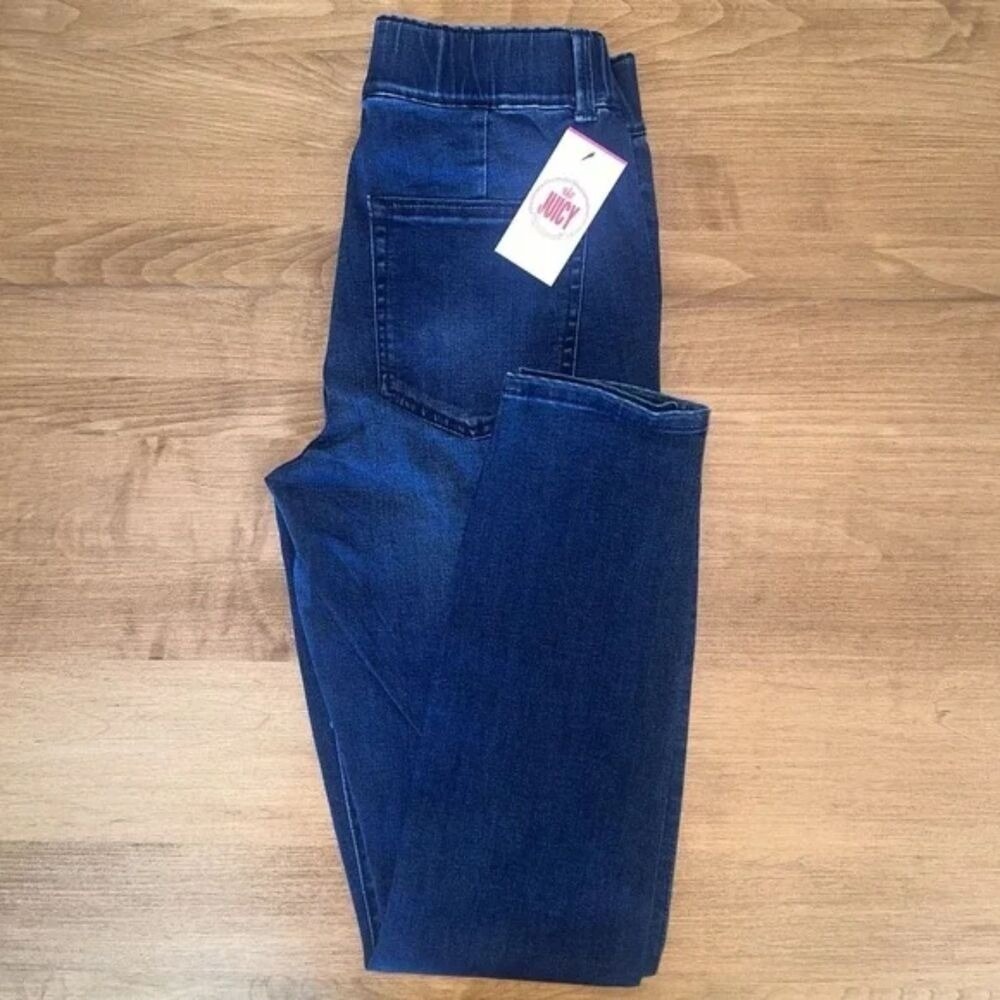 Juicy‎ by Juicy Couture Beverly Skinny Jeans Sz 4 Dark Wash Denim Stretch NWT